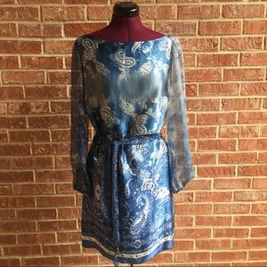 100% silk Dress by Single Dress, size Small